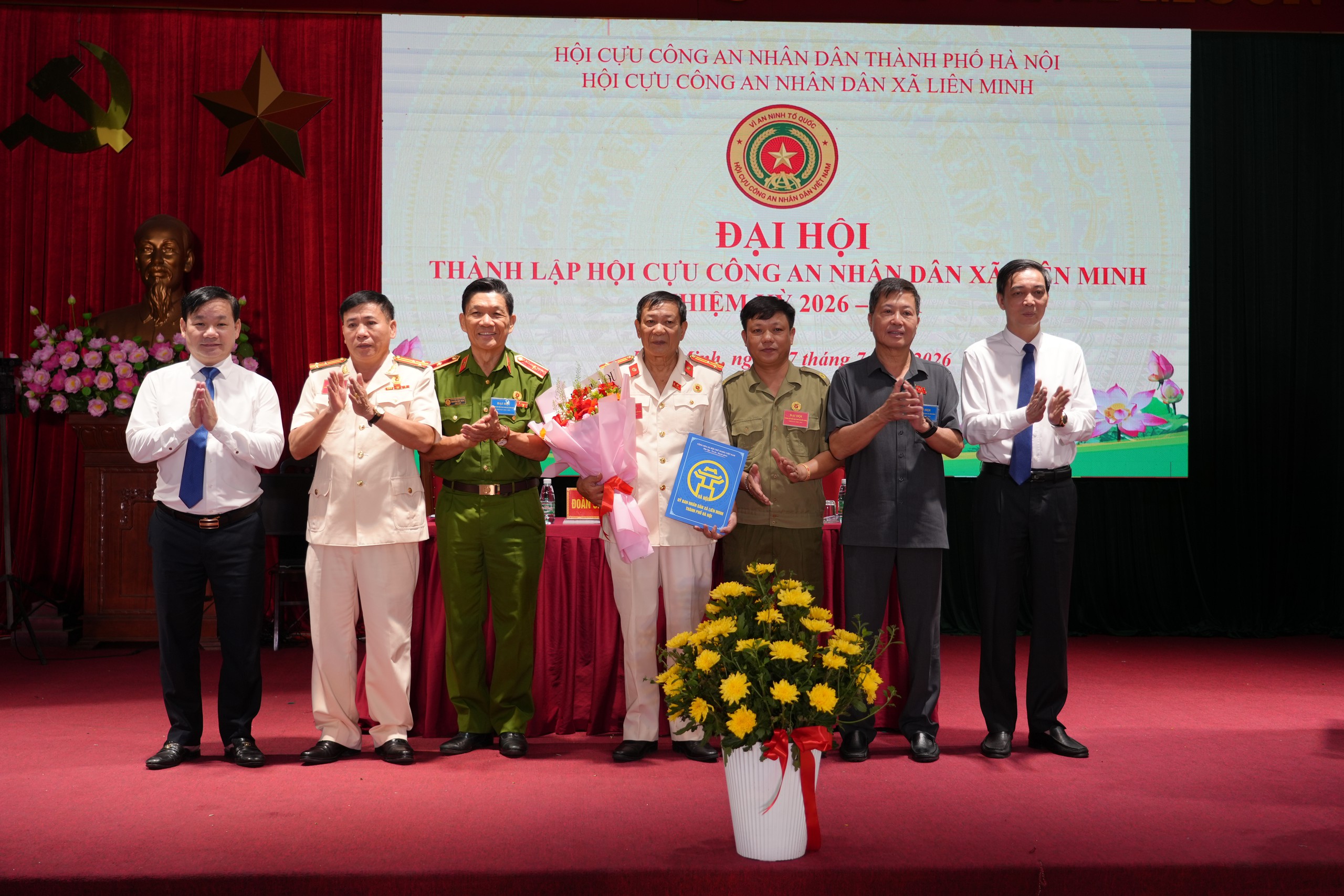 Xã Liên Minh thành lập Hội Cựu Công an nhân dân, phát huy vai trò lực lượng nòng cốt giữ gìn an ninh cơ sở