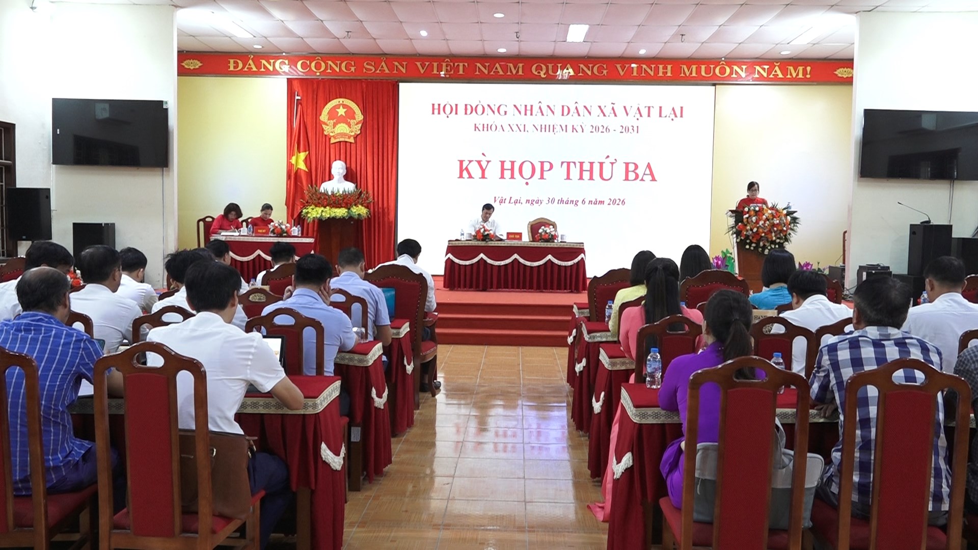 HĐND xã Vật Lại thông qua nhiều nghị quyết quan trọng, tạo động lực thực hiện mục tiêu phát triển năm 2026