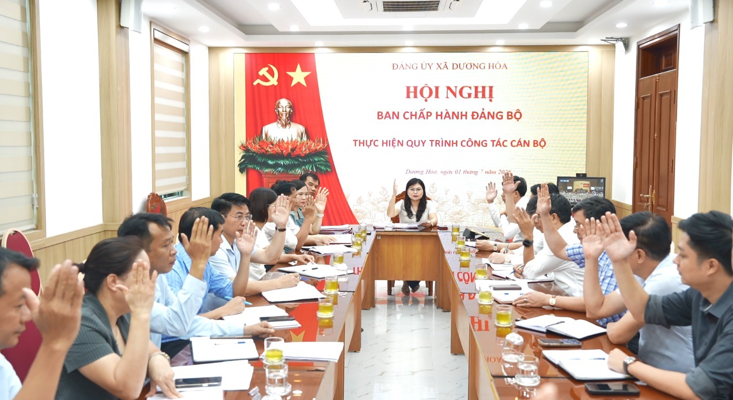 Xã Dương Hòa kiện toàn Ủy ban Kiểm tra Đảng ủy, nâng cao năng lực công tác kiểm tra, giám sát