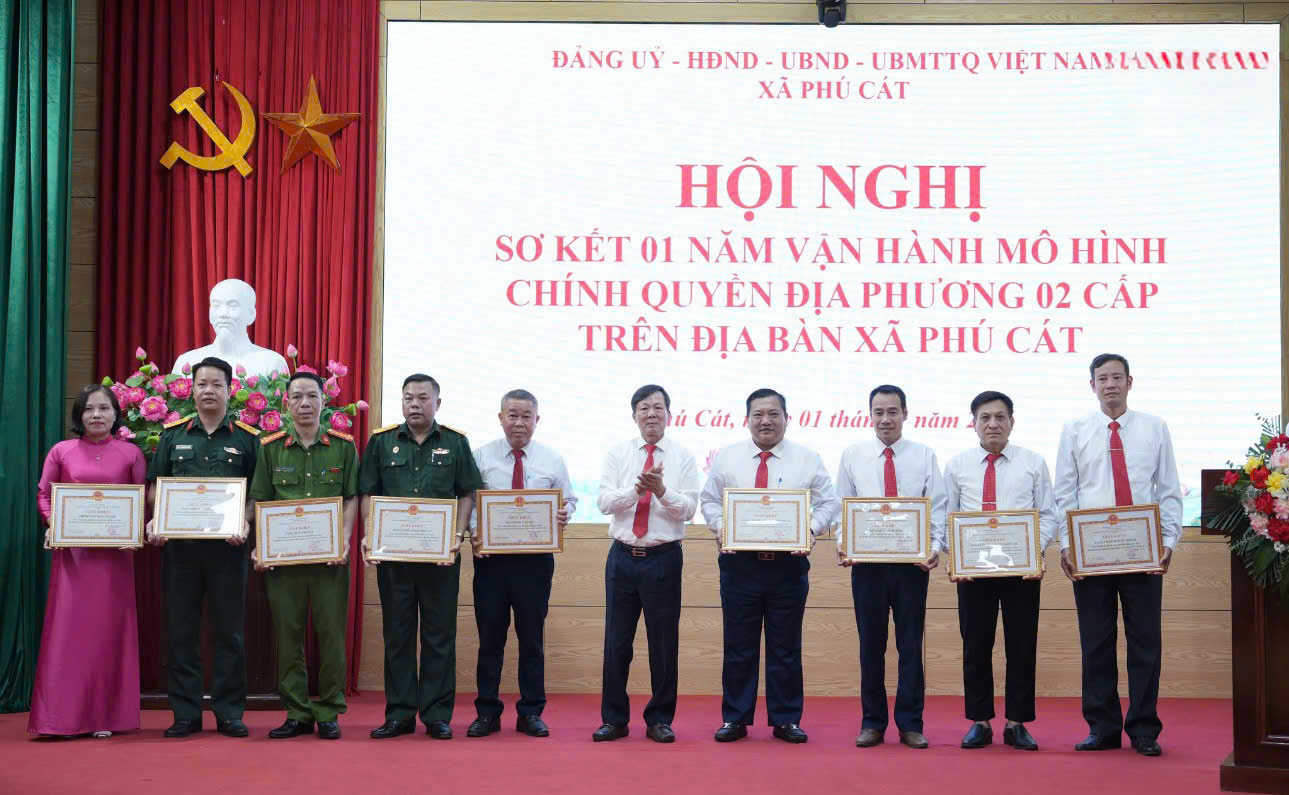 Xã Phú Cát: Một năm vận hành mô hình chính quyền địa phương hai cấp tạo nền tảng phát triển mới