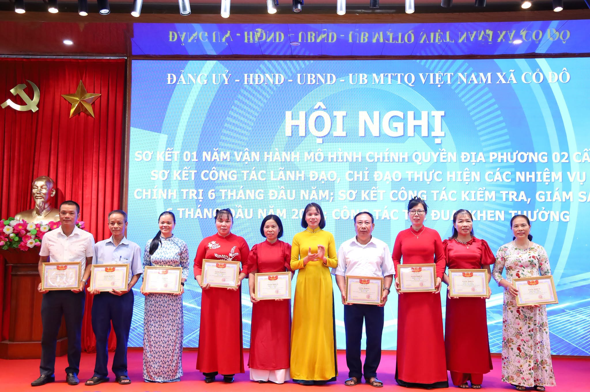 Xã Cổ Đô lan tỏa phong trào xây dựng môi trường sống văn minh, trao giải cuộc thi “Sáng - xanh - sạch - đẹp - an toàn - thông minh”