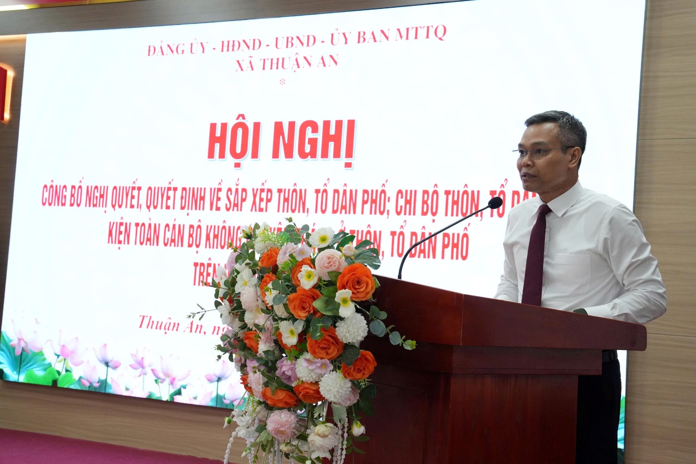 Xã Thuận An hoàn thiện bộ máy thôn, tổ dân phố sau sắp xếp, bảo đảm hệ thống chính trị vận hành đồng bộ