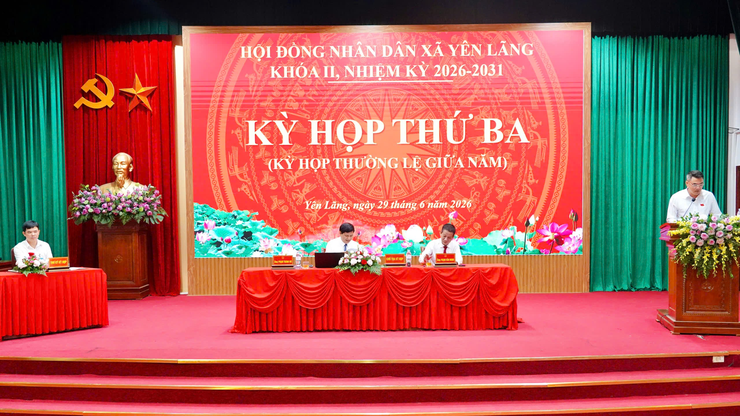 Xã Yên Lãng thông qua nhiều nghị quyết quan trọng tại Kỳ họp thứ ba HĐND xã khóa II