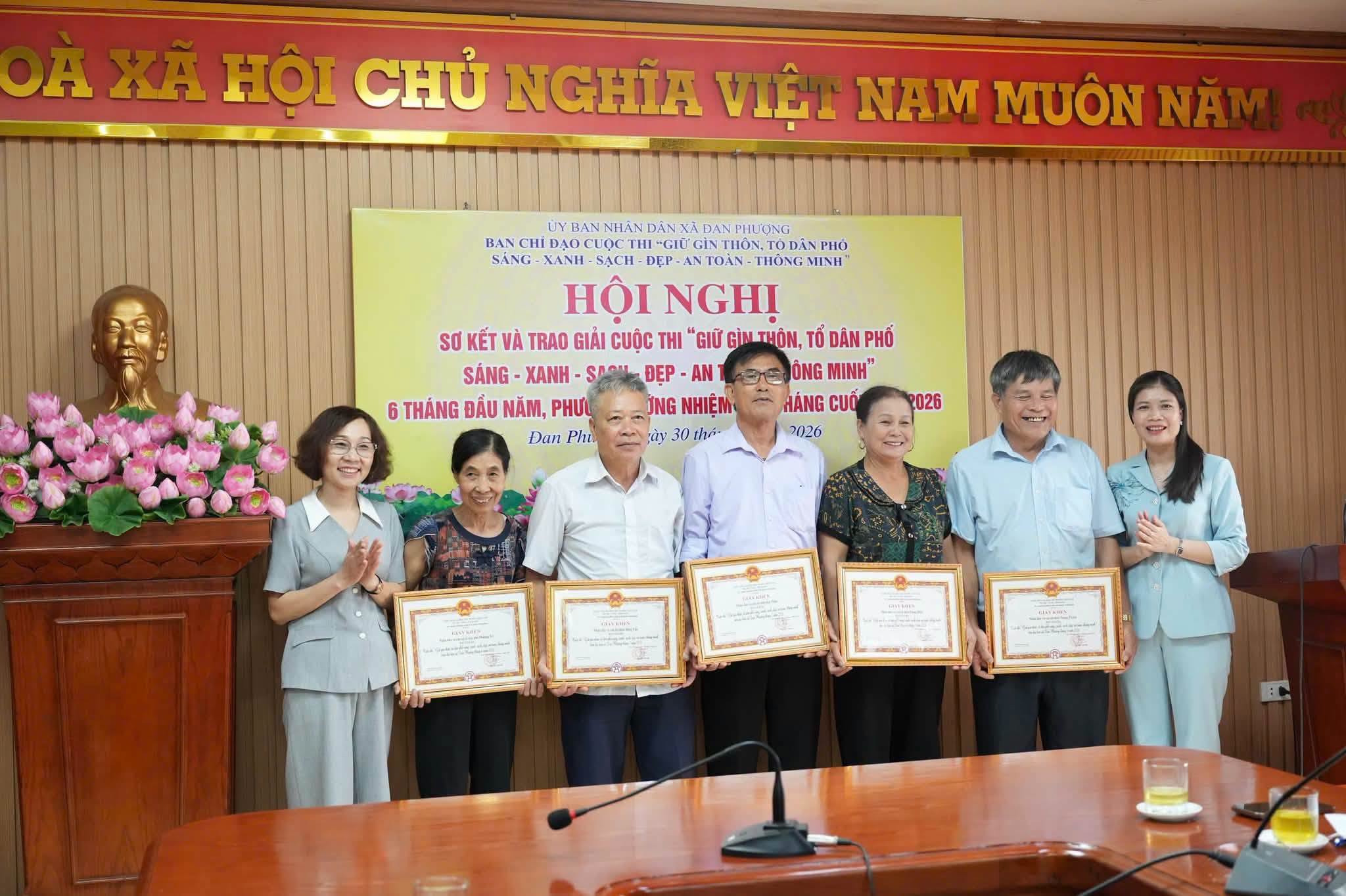 Xã Đan Phượng lan tỏa phong trào xây dựng khu dân cư sáng, xanh, sạch, đẹp, an toàn, thông minh từ sức dân