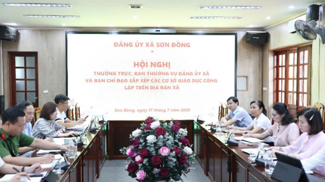 Xã Sơn Đồng rà soát, hoàn thiện phương án sắp xếp các cơ sở giáo dục công lập theo hướng ổn định, hiệu quả