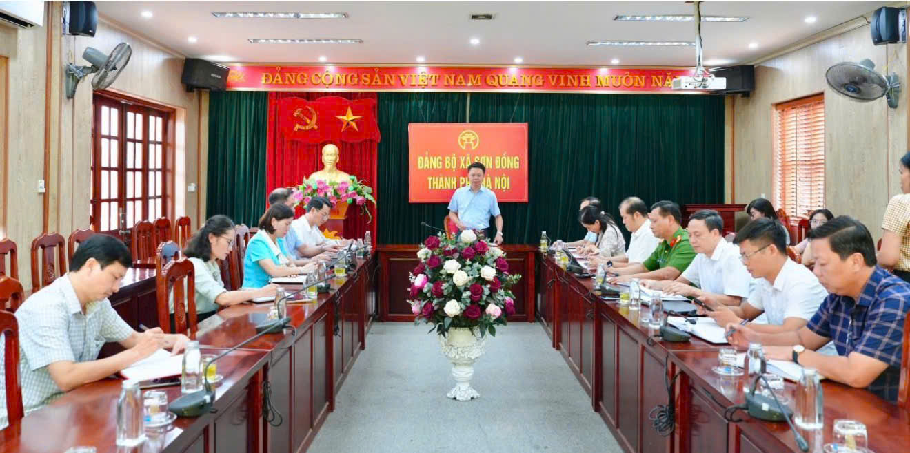 Xã Sơn Đồng tăng cường quản lý quy hoạch, đẩy nhanh tiến độ các dự án phát triển đô thị