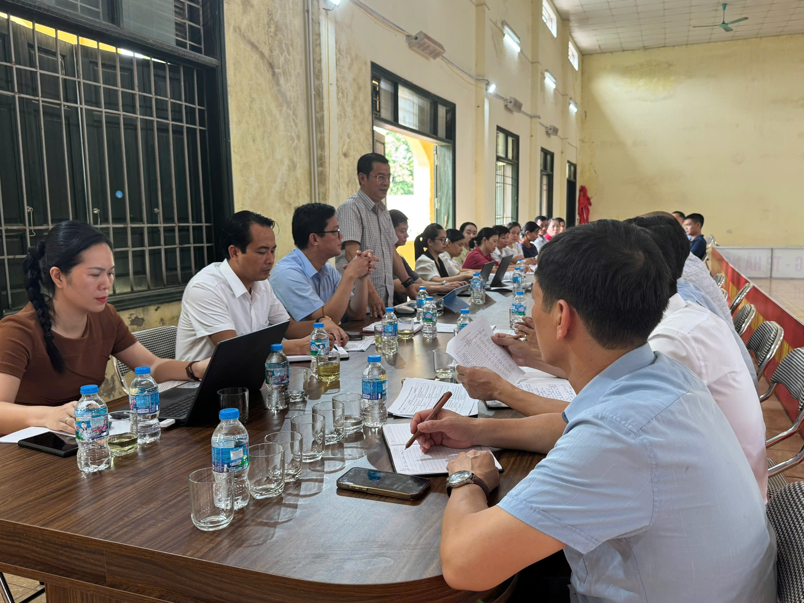 Xã Đoài Phương tăng cường chuẩn hóa đánh giá cán bộ bằng OKR/KPI trên Hệ thống HanoiWork