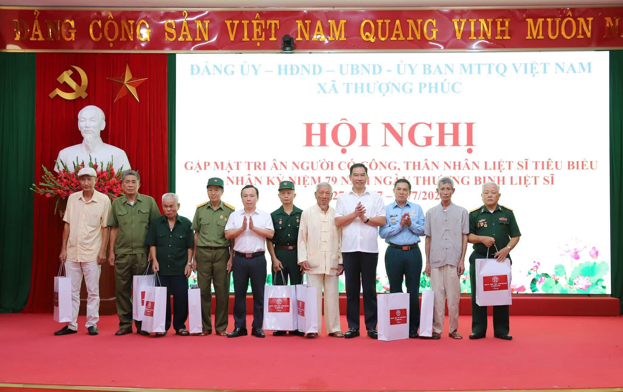 Xã Thượng Phúc tôn vinh người có công, lan tỏa truyền thống “Đền ơn đáp nghĩa” nhân kỷ niệm Ngày Thương binh - Liệt sĩ