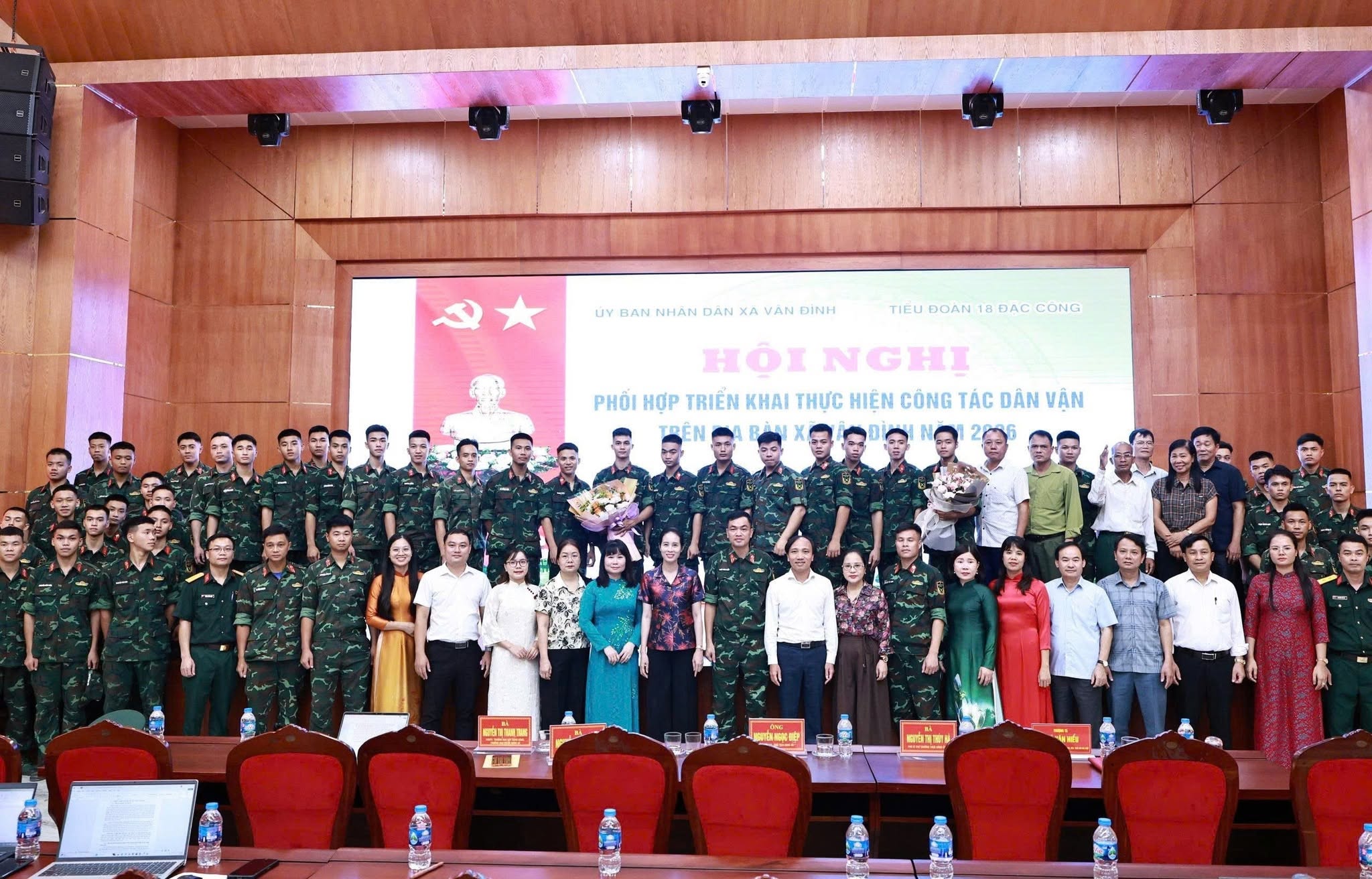 Xã Vân Đình phối hợp Tiểu đoàn 18 Đặc công triển khai đợt công tác dân vận gắn kết nghĩa tình quân - dân