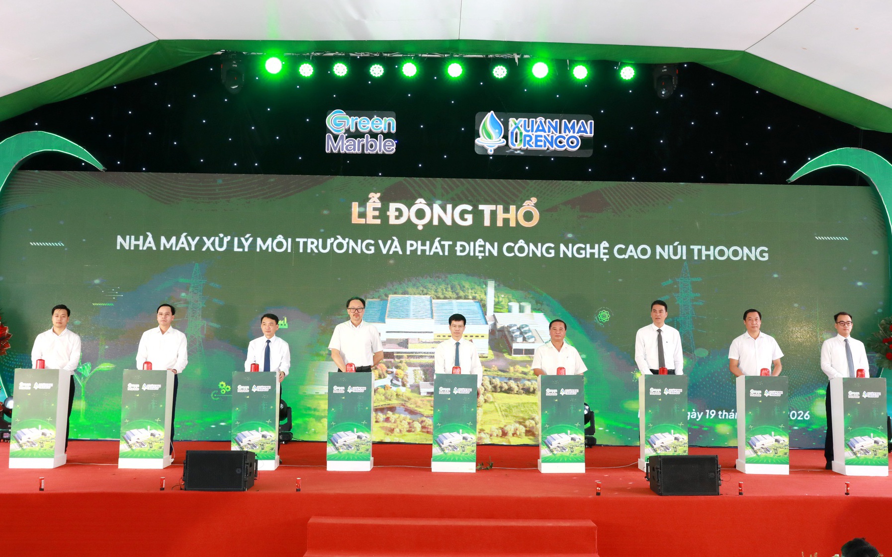 Khởi công Nhà máy điện rác công nghệ cao Núi Thoong, bổ sung động lực mới cho chiến lược xử lý chất thải của Thủ đô