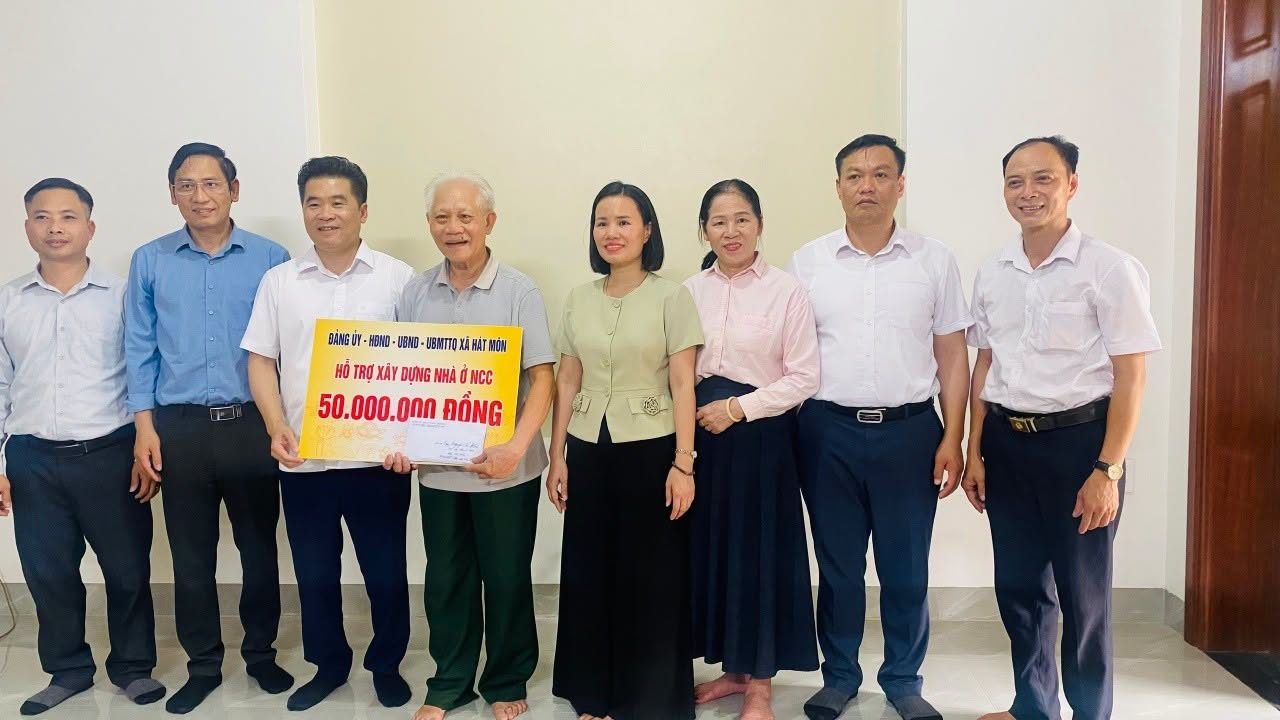 Xã Hát Môn lan tỏa đạo lý “Đền ơn đáp nghĩa” qua chuỗi hoạt động tri ân người có công nhân Ngày Thương binh - Liệt sĩ