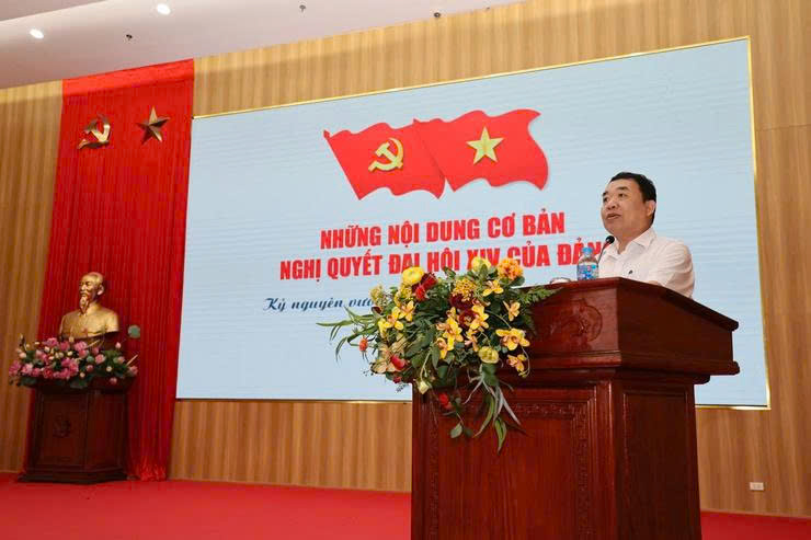 Phường Yên Sở tạo thống nhất nhận thức, quyết tâm đưa Nghị quyết Đại hội XIV của Đảng vào cuộc sống