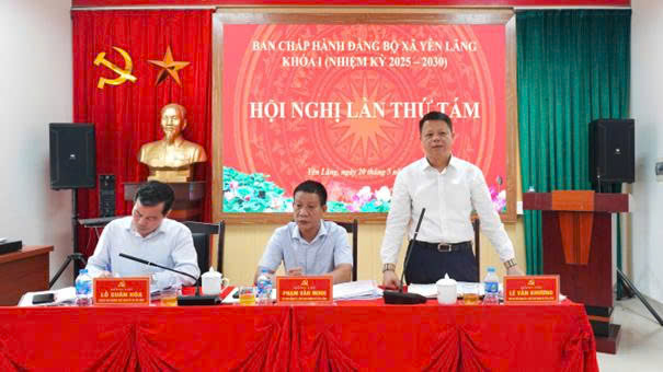 Xã Yên Lãng thống nhất nhiều định hướng chiến lược, tạo nền tảng phát triển giai đoạn 2026-2030