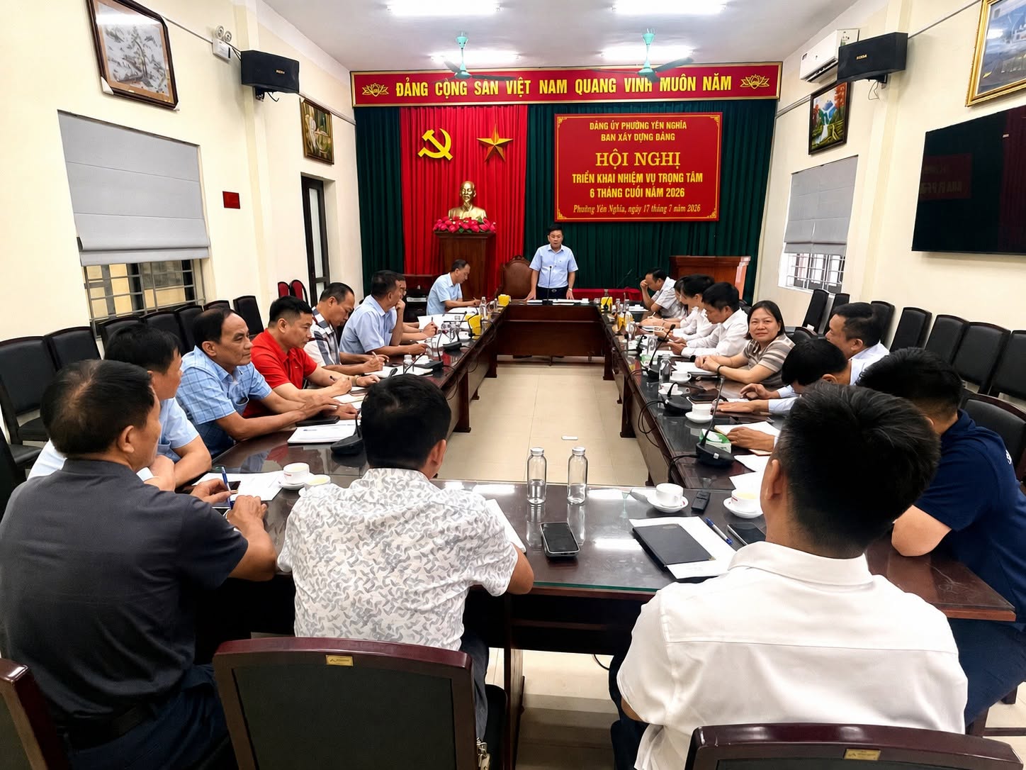 Phường Yên Nghĩa triển khai đồng bộ nhiệm vụ xây dựng Đảng sau sắp xếp tổ dân phố