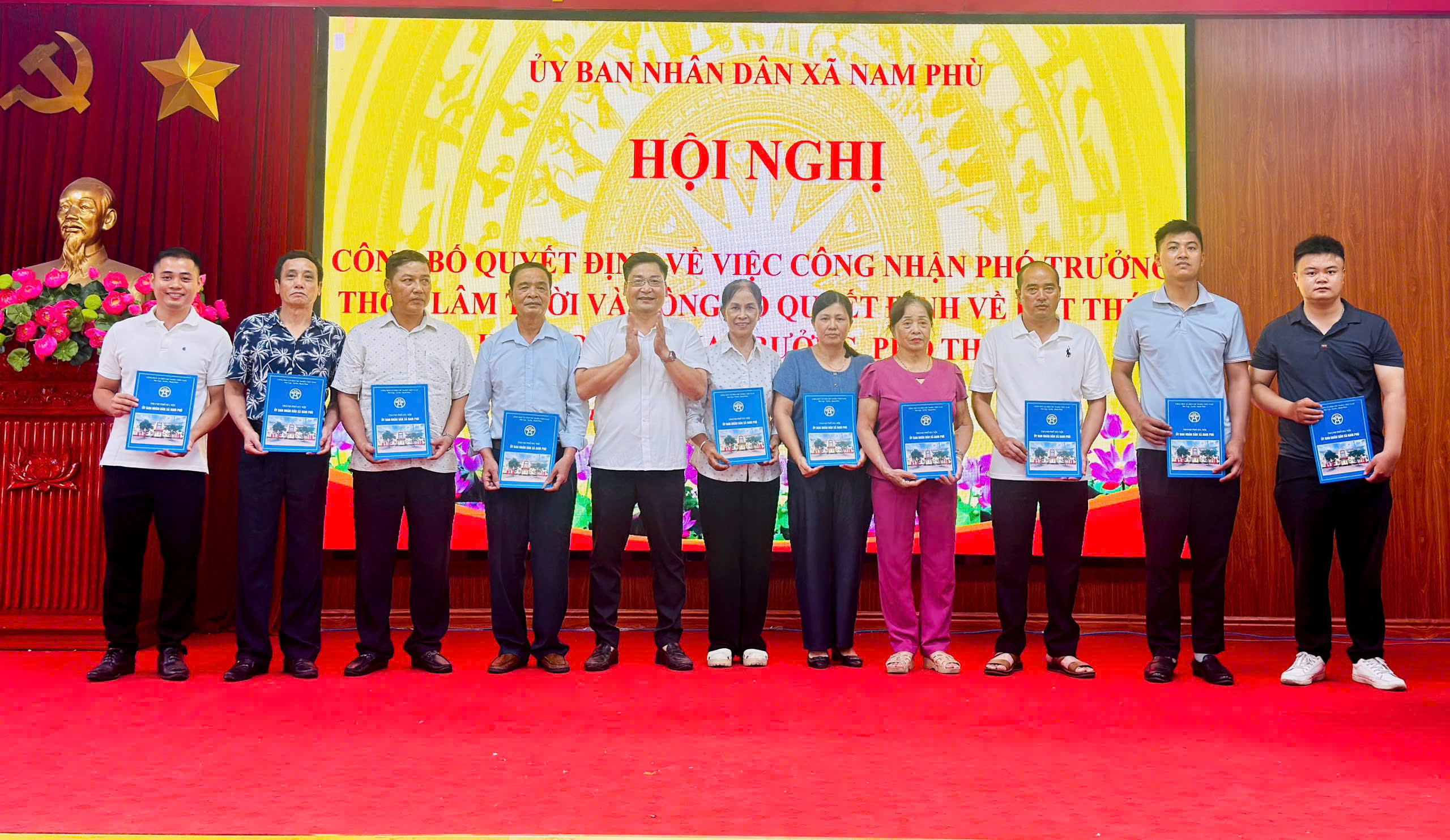 Xã Nam Phù hoàn thiện đội ngũ cán bộ thôn sau sắp xếp, bảo đảm vận hành thông suốt bộ máy cơ sở