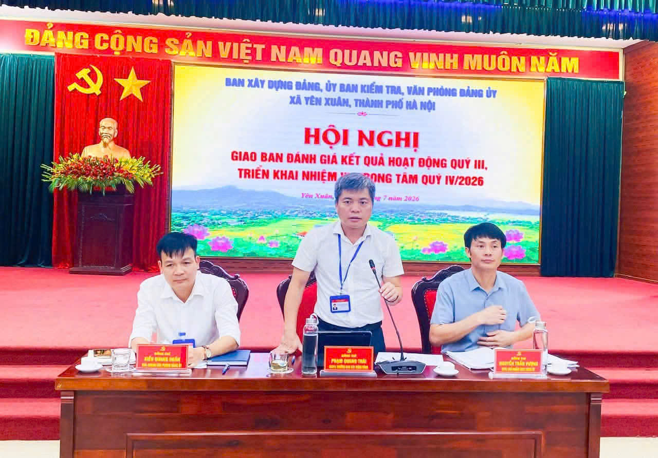 Xã Yên Xuân thống nhất giải pháp nâng cao chất lượng công tác xây dựng Đảng, kiểm tra, giám sát và văn phòng cấp ủy