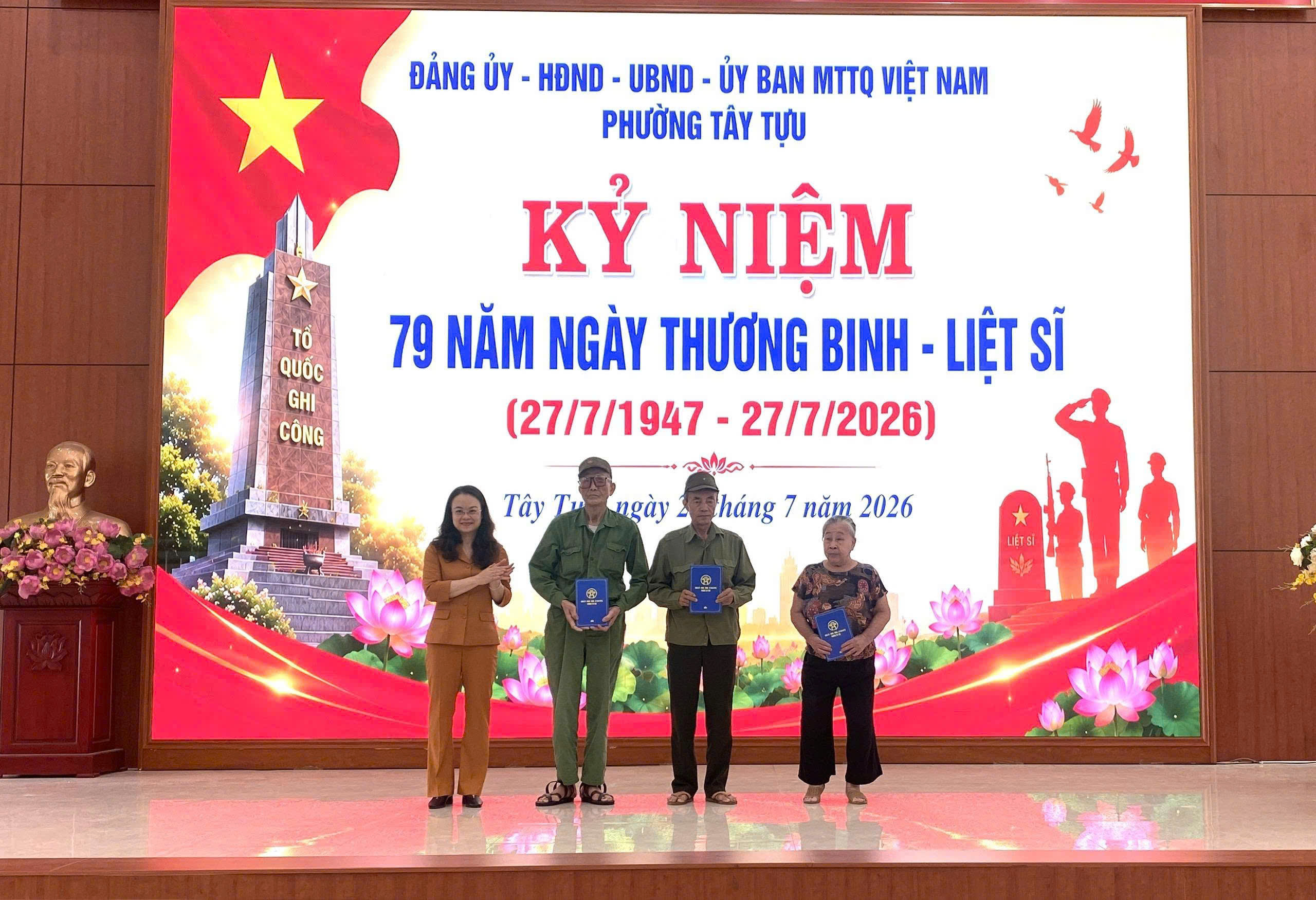 Phường Tây Tựu lan tỏa nghĩa tình tri ân, chăm lo toàn diện người có công với cách mạng