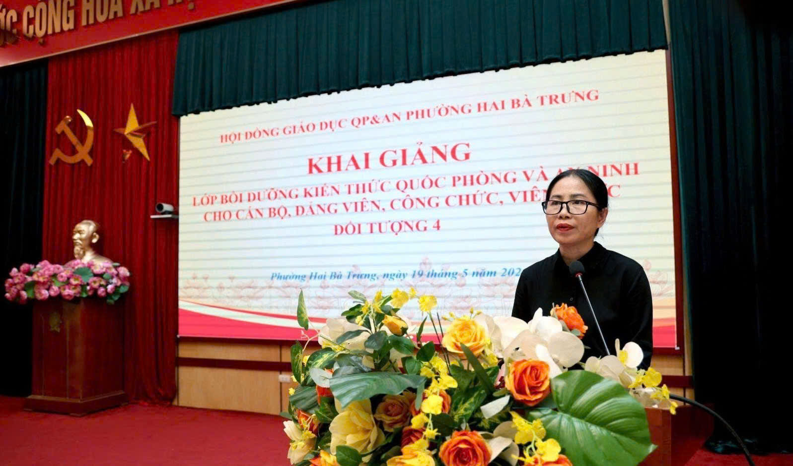 Phường Hai Bà Trưng nâng cao năng lực quốc phòng, an ninh cho đội ngũ cán bộ cơ sở đáp ứng yêu cầu nhiệm vụ mới