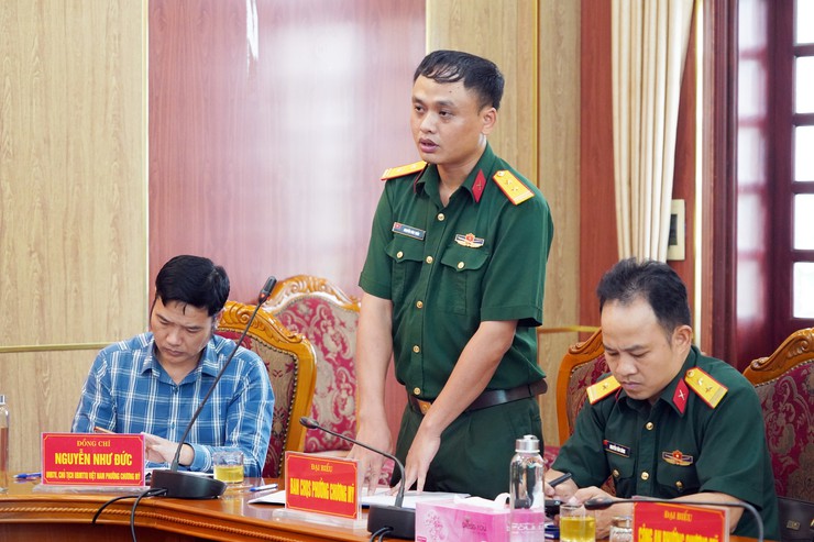 Phường Chương Mỹ tăng cường hiệp đồng lực lượng, chủ động nâng cao năng lực phòng thủ dân sự năm 2026