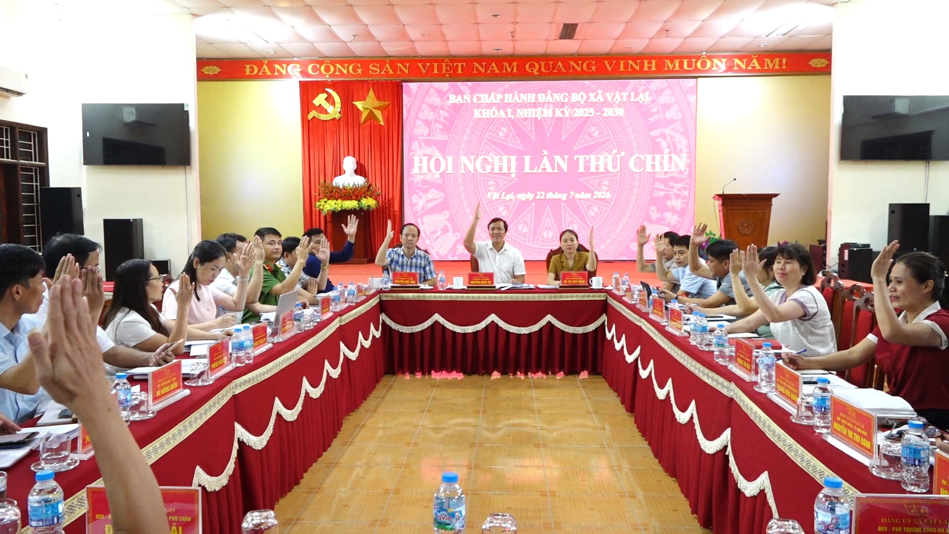 Đảng bộ xã Vật Lại thống nhất nhiều định hướng trọng tâm về quốc phòng, giáo dục và đầu tư phát triển