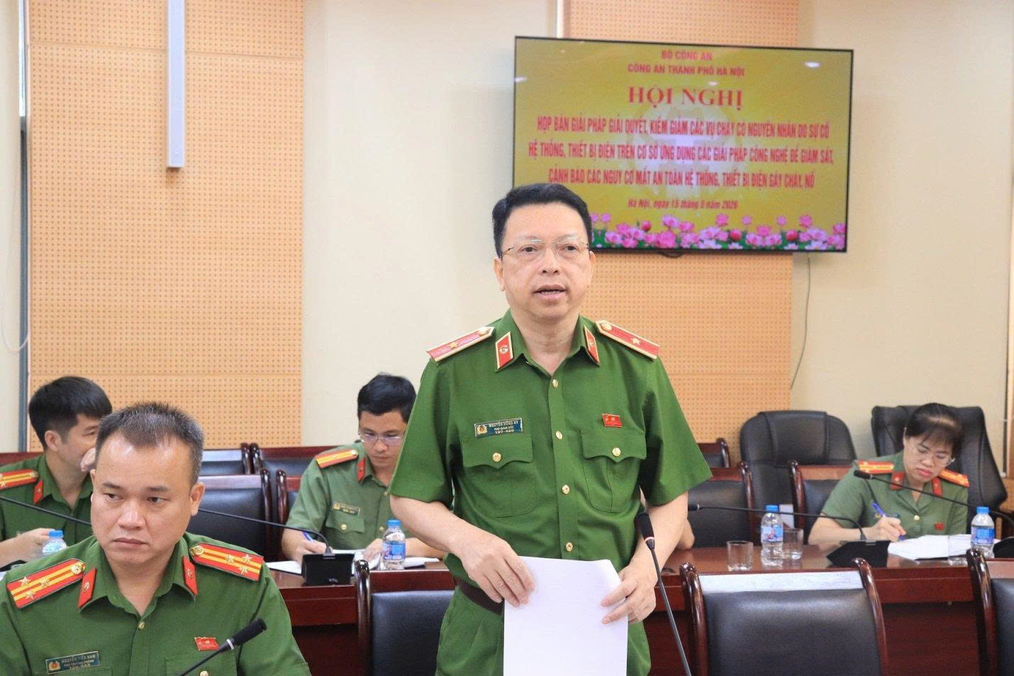 Công an thành phố Hà Nội thúc đẩy ứng dụng công nghệ số nhằm kéo giảm cháy, nổ do sự cố hệ thống, thiết bị điện