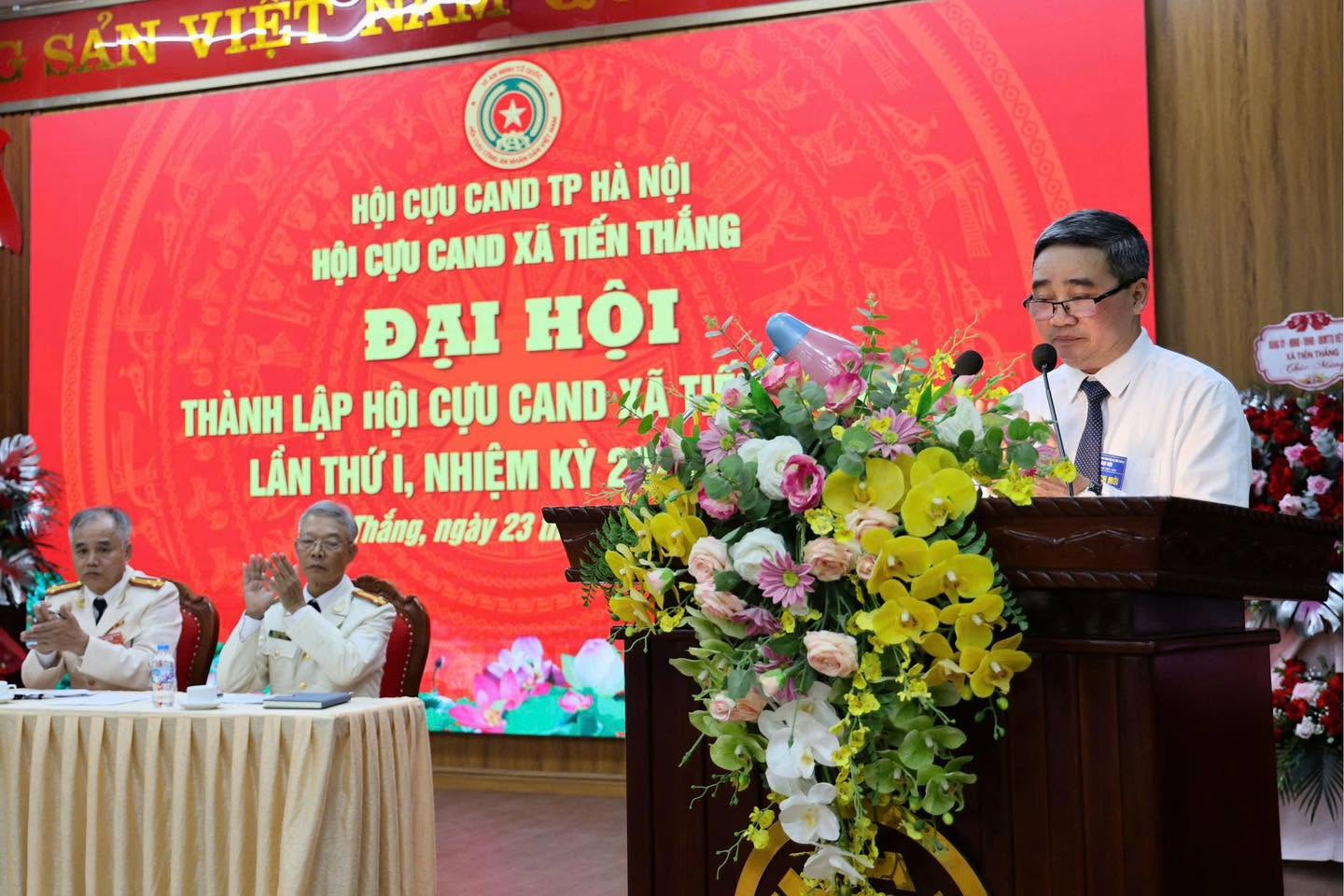 Xã Tiến Thắng thành lập Hội Cựu Công an nhân dân, phát huy vai trò lực lượng Công an nghỉ hưu trong giữ gìn an ninh cơ sở