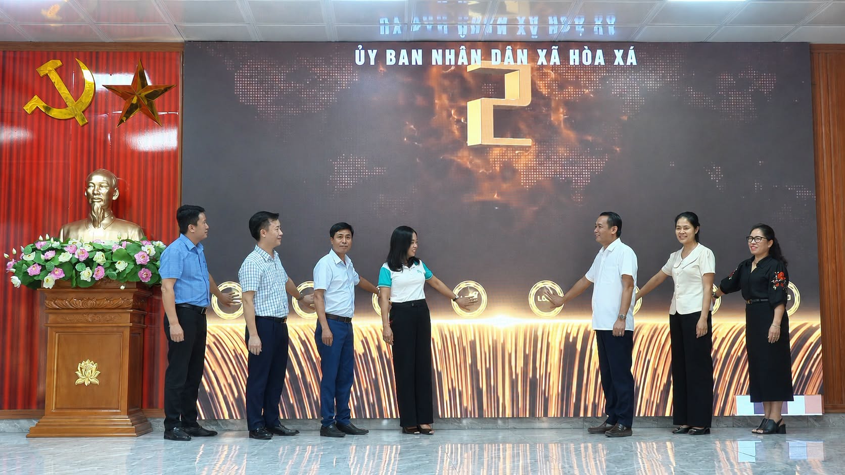 Xã Hòa Xá phát động chiến dịch 100 ngày tăng tốc chuyển đổi số, đưa tiện ích số đến từng thôn, từng hộ dân