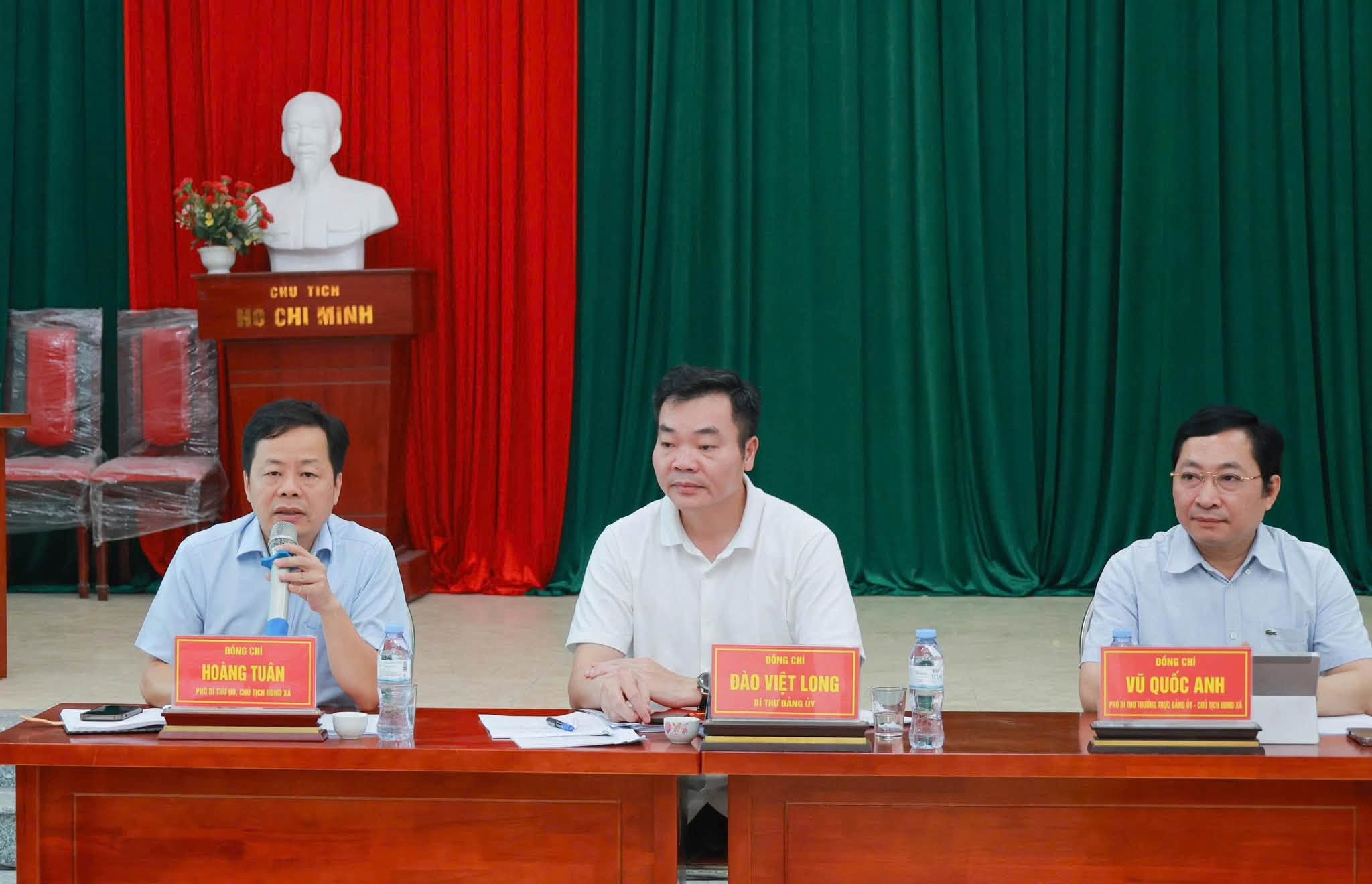 Xã Đại Xuyên tăng cường đối thoại với cơ sở, tháo gỡ khó khăn sau sắp xếp đơn vị hành chính