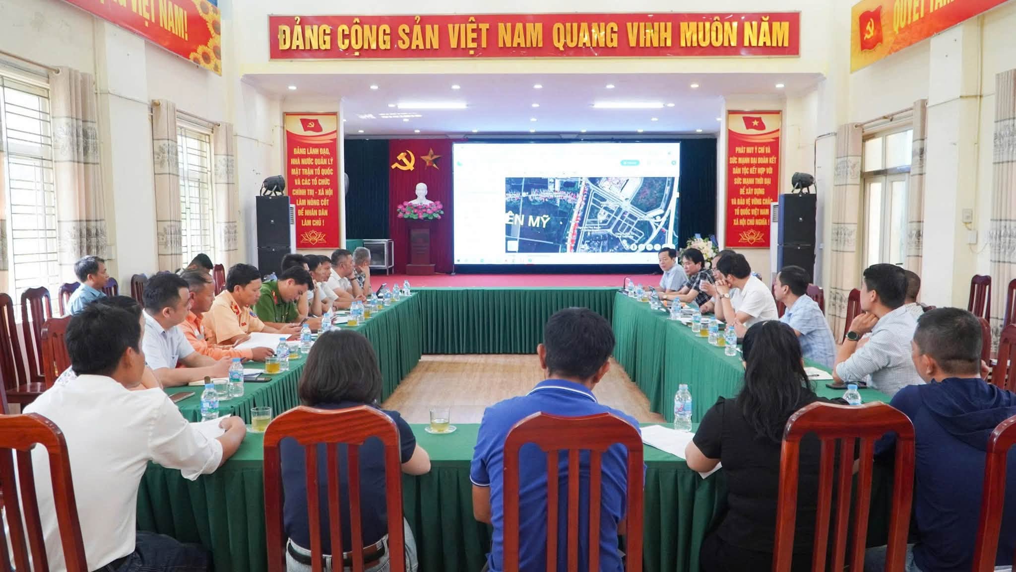 Xã Đại Xuyên siết chặt công tác phối hợp, sẵn sàng triển khai giải phóng mặt bằng Dự án Trục không gian Quốc lộ 1A