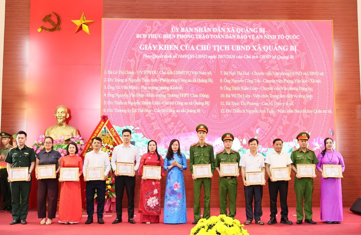 Xã Quảng Bị củng cố thế trận lòng dân, lan tỏa phong trào toàn dân bảo vệ an ninh Tổ quốc