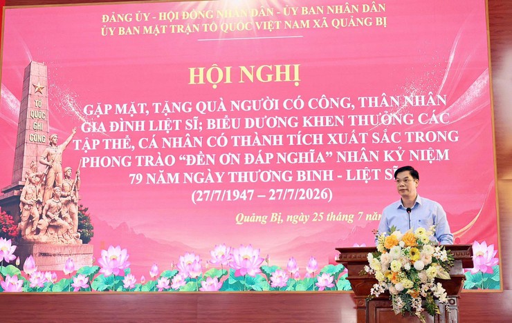 Xã Quảng Bị chăm lo người có công bằng nguồn lực lớn, lan tỏa sâu rộng nghĩa tình tri ân