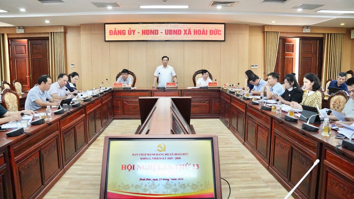 Đảng bộ xã Hoài Đức thống nhất Đề án tổ chức lại mạng lưới trường công lập, tạo nền tảng nâng cao chất lượng giáo dục