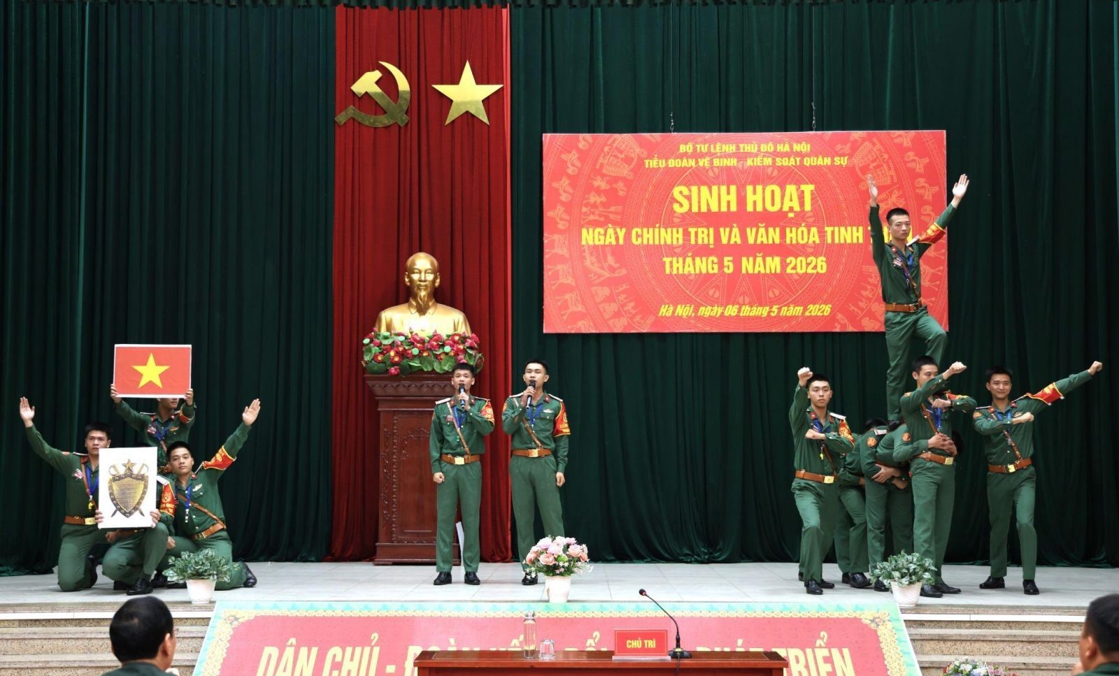Tiểu đoàn Vệ binh - Kiểm soát quân sự phát huy đối thoại dân chủ, tạo động lực hoàn thành nhiệm vụ