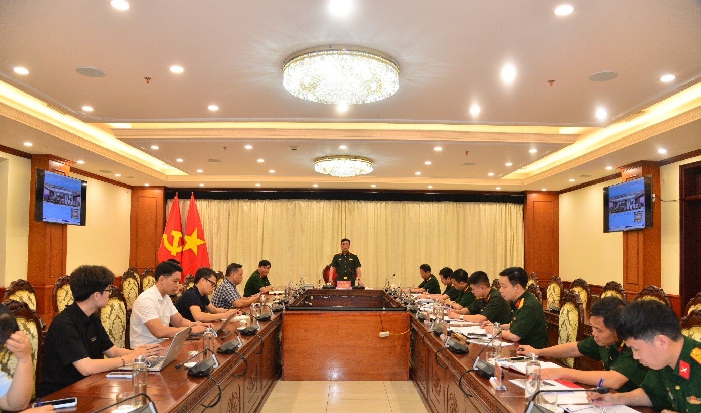 Bộ Tư lệnh Thủ đô Hà Nội đẩy mạnh chuyển đổi số với dự án phòng họp thông minh