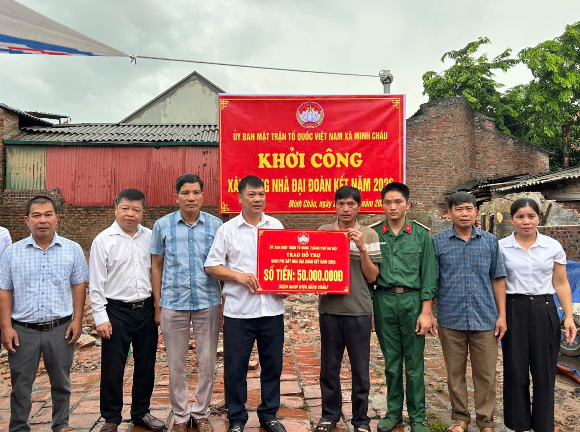 Xã Minh Châu lan tỏa nghĩa tình bằng những mái ấm đại đoàn kết và di ảnh phục dựng anh hùng liệt sĩ