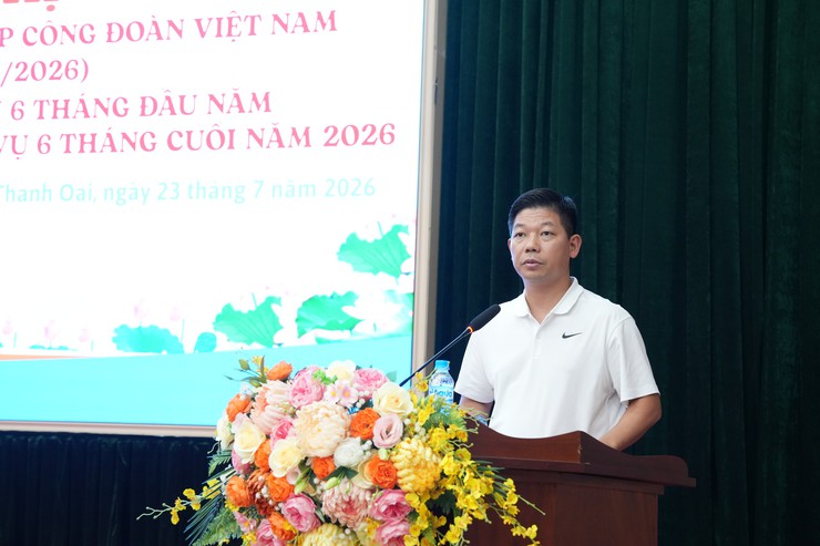 Công đoàn xã Thanh Oai đổi mới hoạt động, chăm lo thiết thực đoàn viên và người lao động