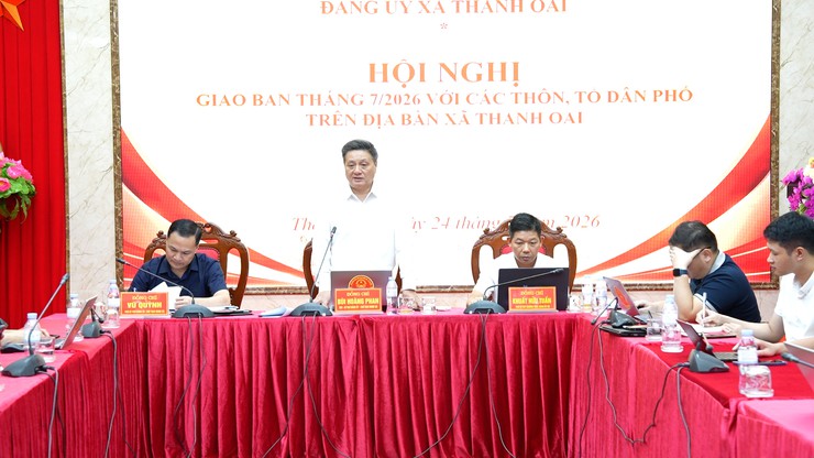 Xã Thanh Oai tăng cường kết nối cơ sở, tháo gỡ khó khăn sau sắp xếp thôn, tổ dân phố