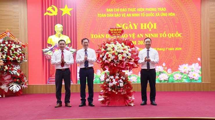 Xã Ứng Hòa phát huy sức mạnh toàn dân xây dựng thế trận an ninh vững chắc từ cơ sở