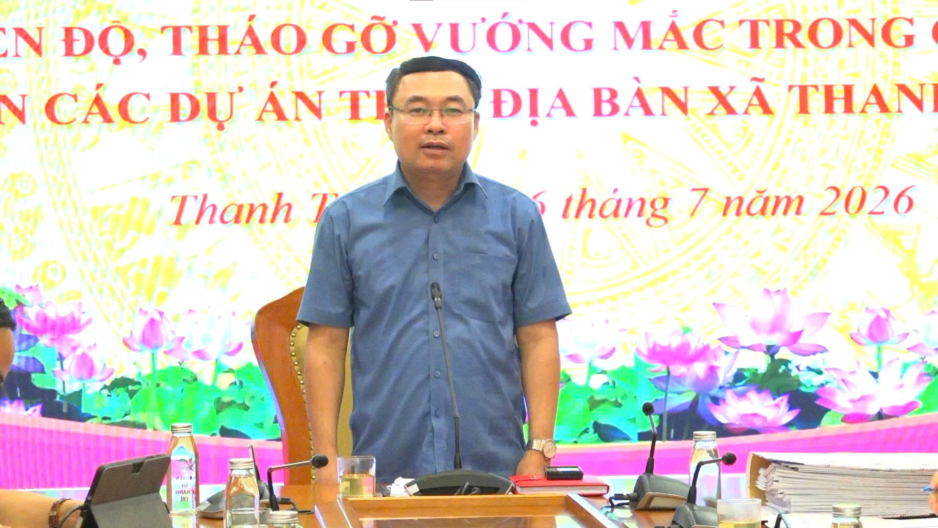 Xã Thanh Trì quyết tâm tháo gỡ điểm nghẽn giải phóng mặt bằng, phấn đấu hoàn thành 100% kế hoạch giải ngân vốn đầu tư công