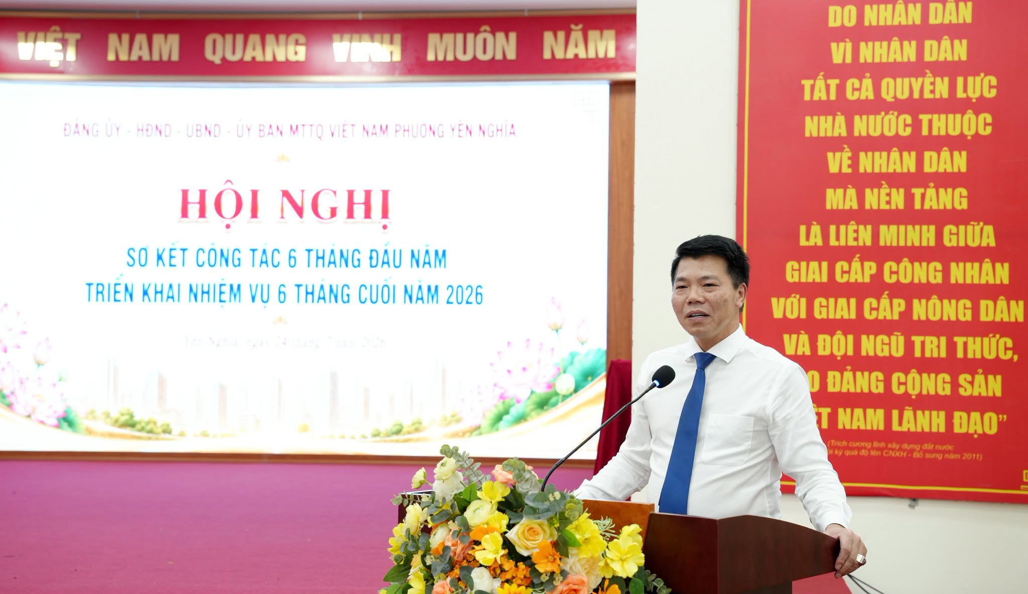 Phường Yên Nghĩa ghi dấu một năm đổi mới với mô hình chính quyền địa phương hai cấp, biểu dương nhiều tập thể, cá nhân xuất sắc