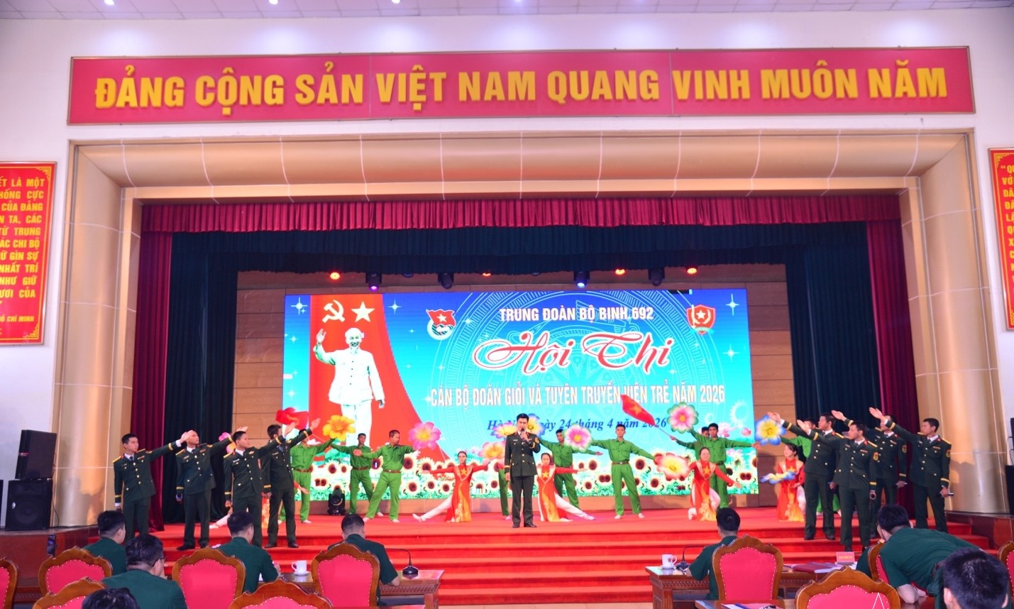 Trung đoàn 692, Sư đoàn Bộ binh 301 phát hiện, bồi dưỡng hạt nhân cán bộ Đoàn qua Hội thi năm 2026