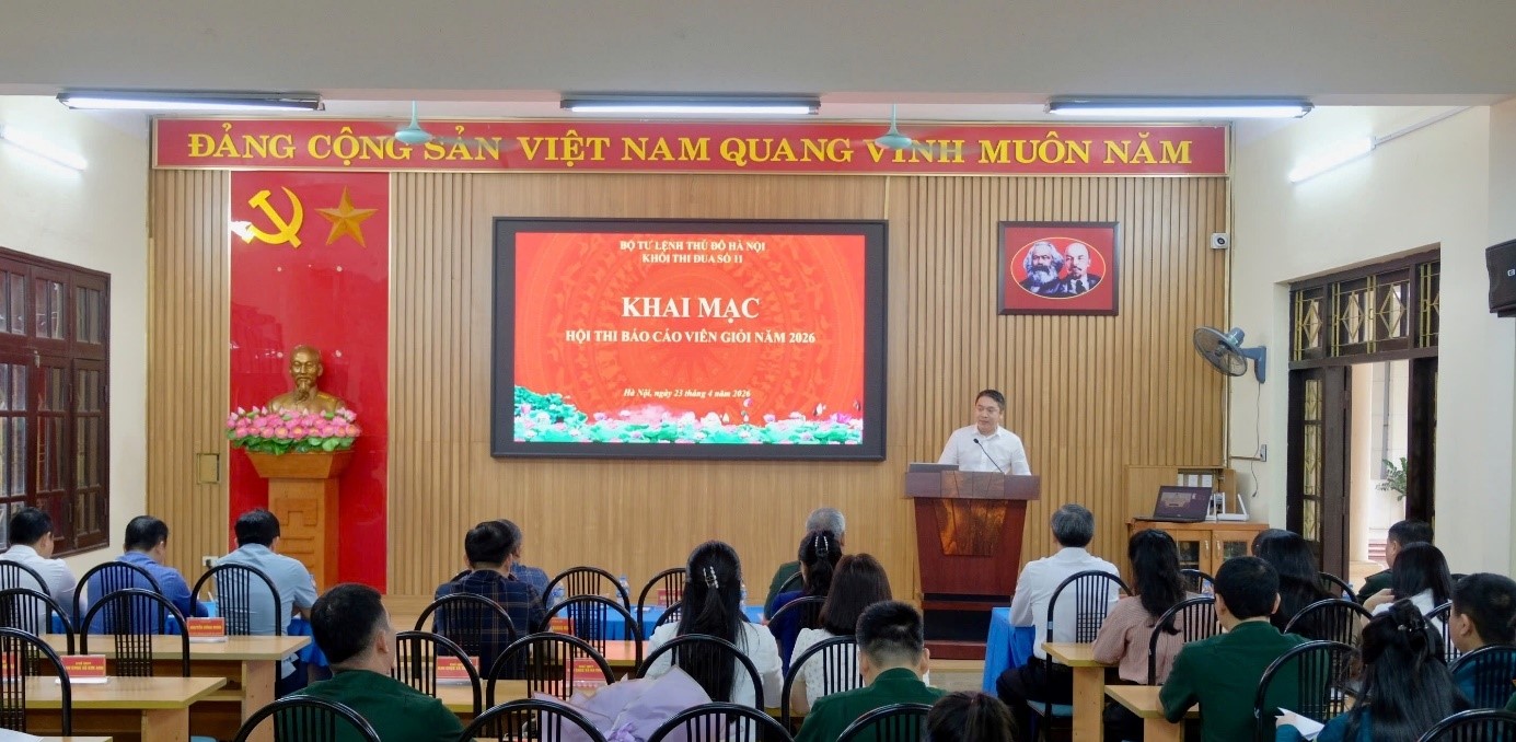 Khối thi đua số 11 Bộ Tư lệnh Thủ đô Hà Nội nâng chất đội ngũ báo cáo viên từ cơ sở
