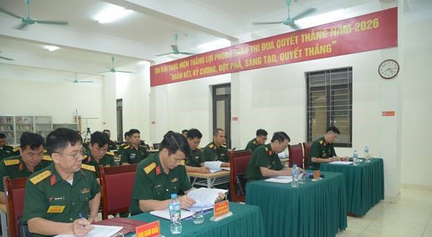 Cục Hậu cần - Kỹ thuật Bộ Tư lệnh Thủ đô Hà Nội chọn báo cáo viên tiêu biểu dự thi cấp trên