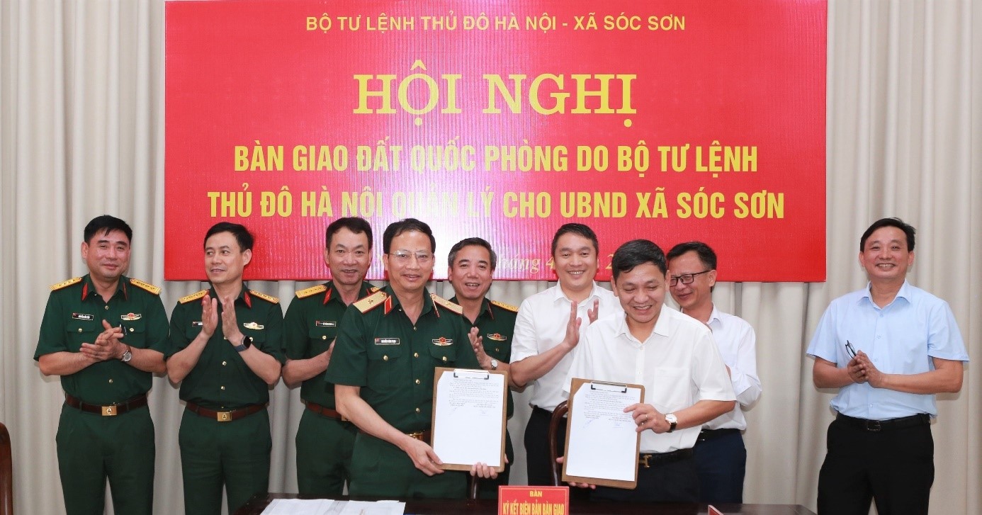 Xã Sóc Sơn tiếp nhận đất quốc phòng, tạo mặt bằng triển khai dự án mở rộng Quốc lộ 3