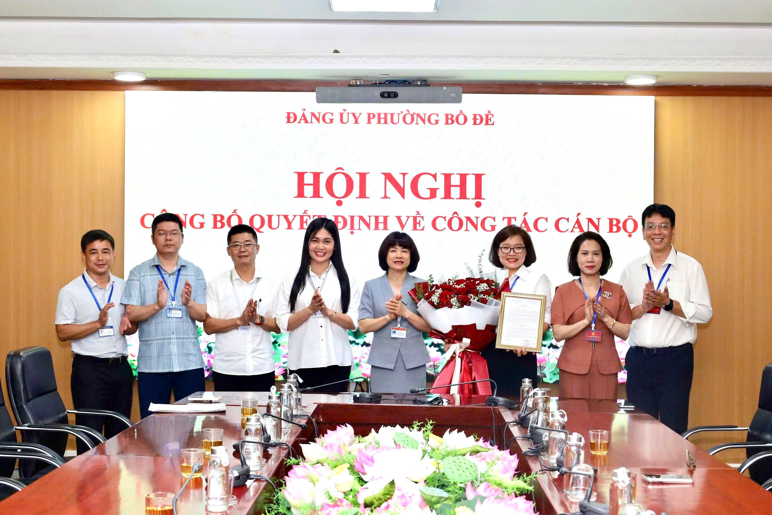 Đảng ủy phường Bồ Đề kiện toàn chức danh Chánh Văn phòng Đảng ủy, nâng cao chất lượng công tác tham mưu trong giai đoạn mới