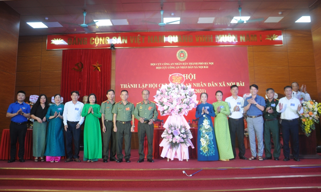 Xã Nội Bài thành lập Hội Cựu Công an nhân dân, phát huy vai trò trong tham gia xây dựng Đảng, chính quyền và giữ vững an ninh, trật tự