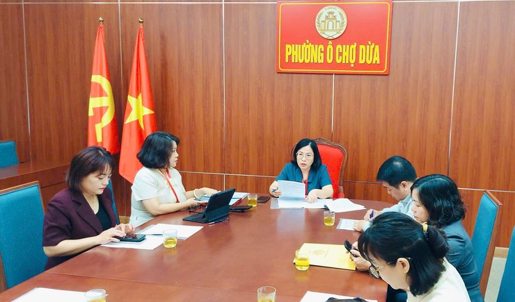 Đảng ủy phường Ô Chợ Dừa nâng cao chất lượng tổ chức Cuộc thi chính luận và Hội thi Báo cáo viên, tuyên truyền viên giỏi năm 2026