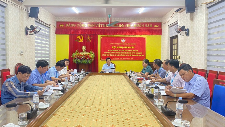 Xã Tây Phương tăng cường giám sát việc giải quyết kiến nghị của nhân dân, nâng cao hiệu quả đối thoại với cơ sở