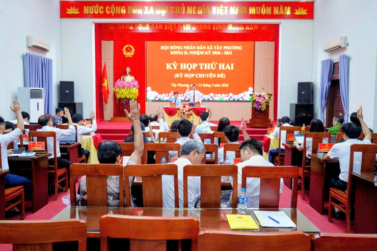 HĐND xã Tây Phương quyết nghị nhiều định hướng chiến lược, tạo nền tảng phát triển giai đoạn 2026-2030