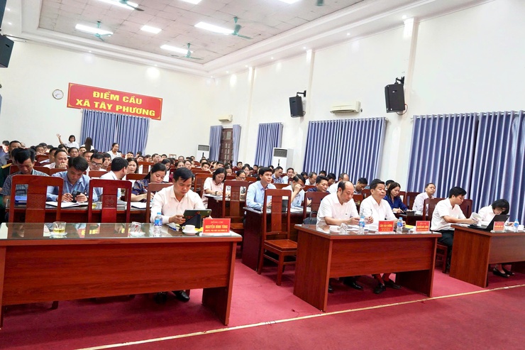 Xã Tây Phương chủ động lực lượng, phương tiện ứng phó thiên tai ngay từ cơ sở